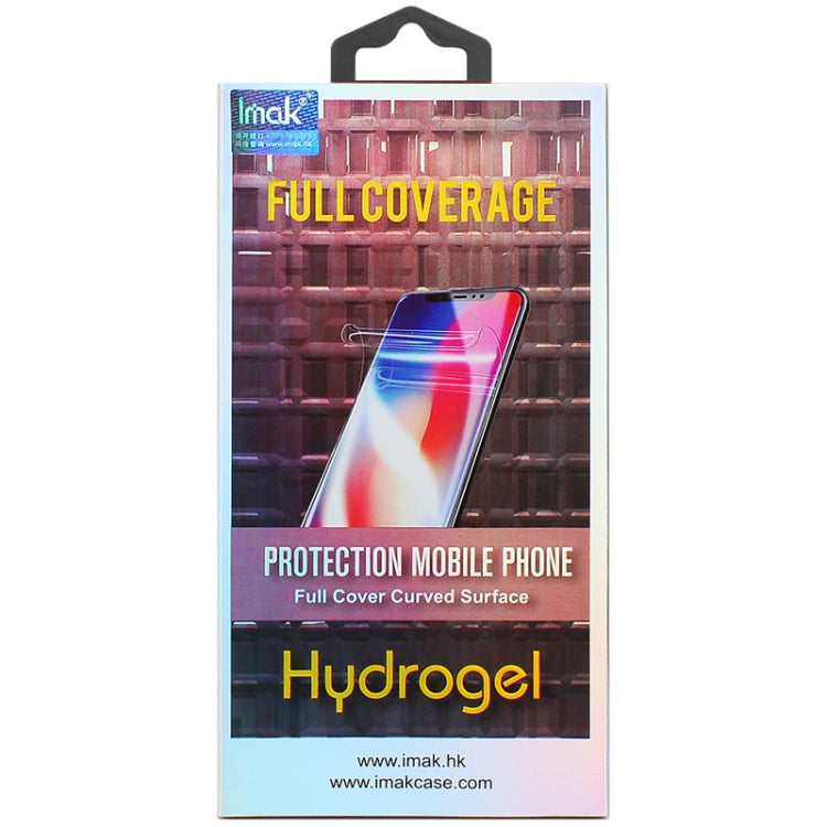 2 PCS IMAK 0.15mm Curved Full Screen Protector Hydrogel Film Front Protector, For iPhone 12 Pro Max