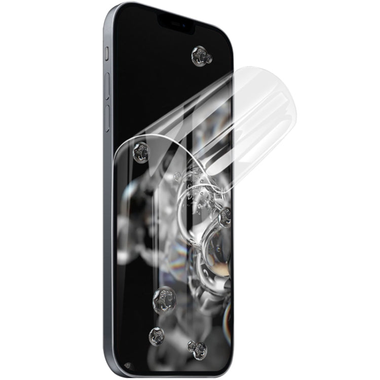 2 PCS IMAK 0.15mm Curved Full Screen Protector Hydrogel Film Front Protector, For iPhone 12 Pro Max