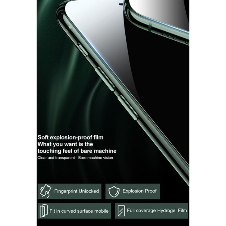 2 PCS IMAK 0.15mm Curved Full Screen Protector Hydrogel Film Front Protector, For iPhone 12 Pro Max