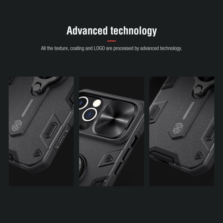 NILLKIN Shockproof CamShield Armor Protective Case with Invisible Ring Holder