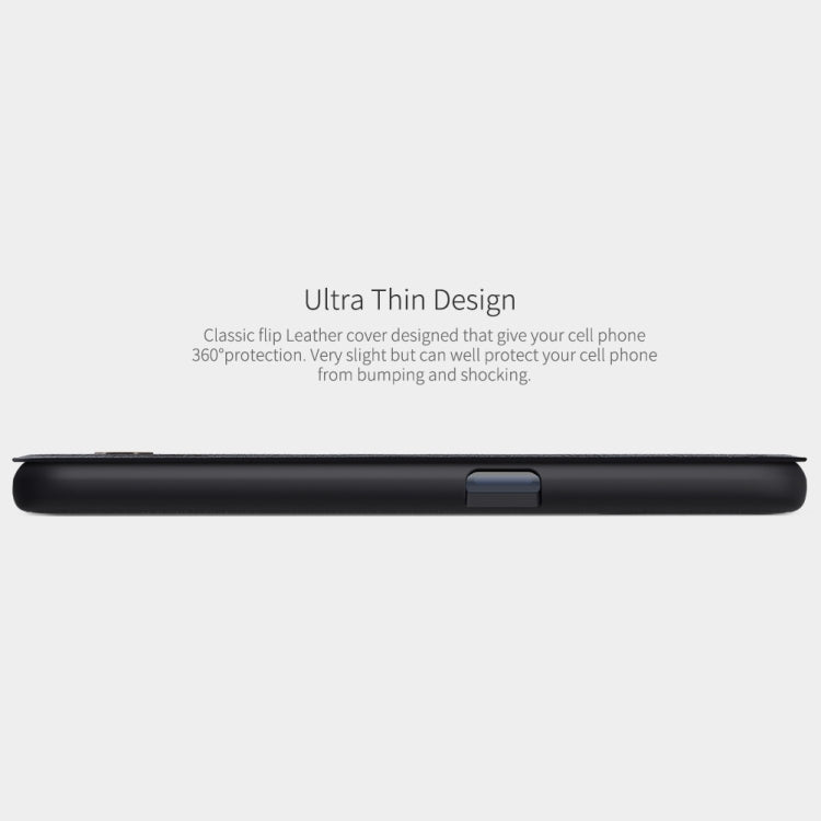 NILLKIN QIN Series Crazy Horse Texture Horizontal Flip Leather Case with Card Slot