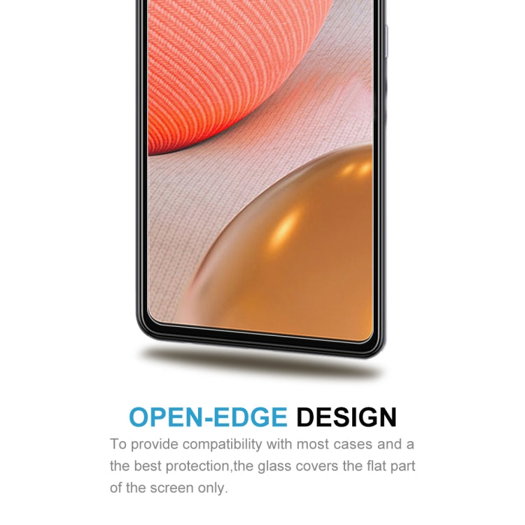 Lot de 50 films en verre trempé 9H 2,5D (0,26 mm) pour Samsung Galaxy A72 5G/4G (50 pièces) et Samsung Galaxy A52 5G (50 pièces).