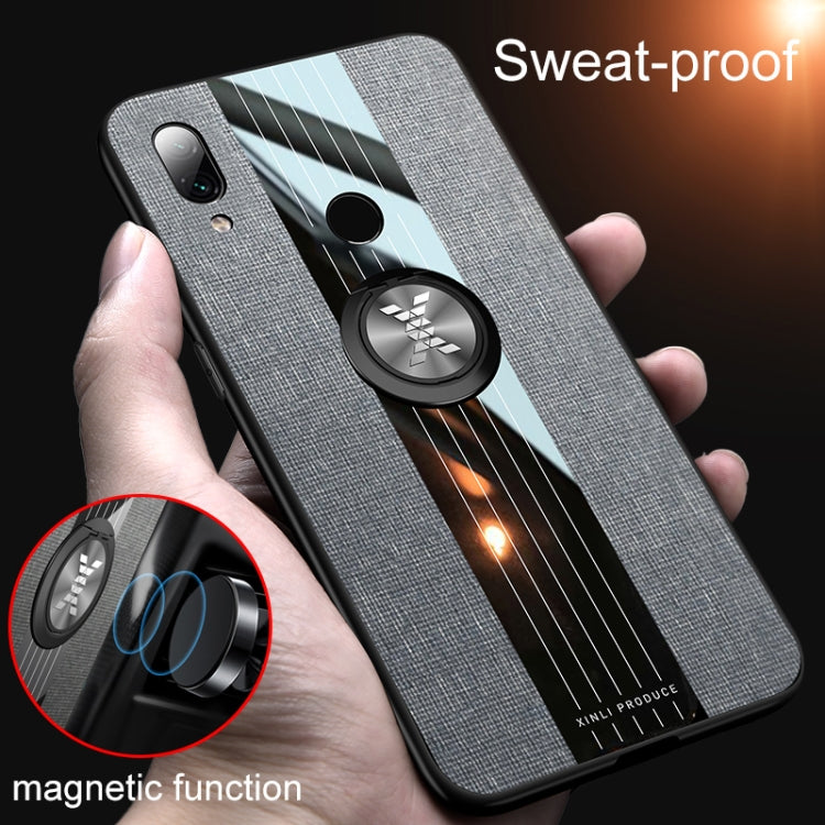 XINLI Stitching Cloth Textue Shockproof TPU Protective Case with Ring Holder, For Xiaomi Redmi 7, For Xiaomi Mi 9T / Redmi K20, For Xiaomi Redmi Note 5, For Xiaomi Redmi Note 7