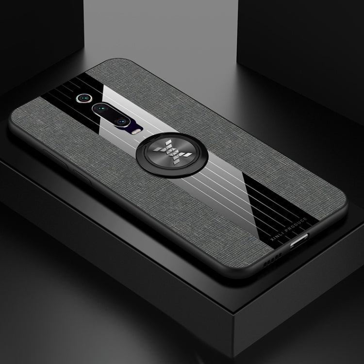 XINLI Stitching Cloth Textue Shockproof TPU Protective Case with Ring Holder, For Xiaomi Redmi 7, For Xiaomi Mi 9T / Redmi K20, For Xiaomi Redmi Note 5, For Xiaomi Redmi Note 7, For Xiaomi Redmi 5 Plus