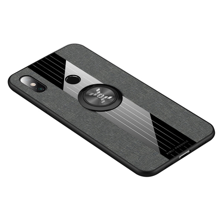 Coque de protection antichoc en TPU avec anneau de maintien, pour Xiaomi Mi 9 SE, Mi CC9, Mi CC9e et Mi 8 Lite, en tissu texturé XINLI