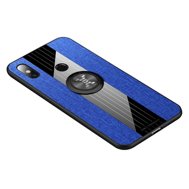 Coque de protection antichoc en TPU avec anneau de maintien, pour Xiaomi Mi 9 SE, Mi CC9, Mi CC9e et Mi 8 Lite, en tissu texturé XINLI