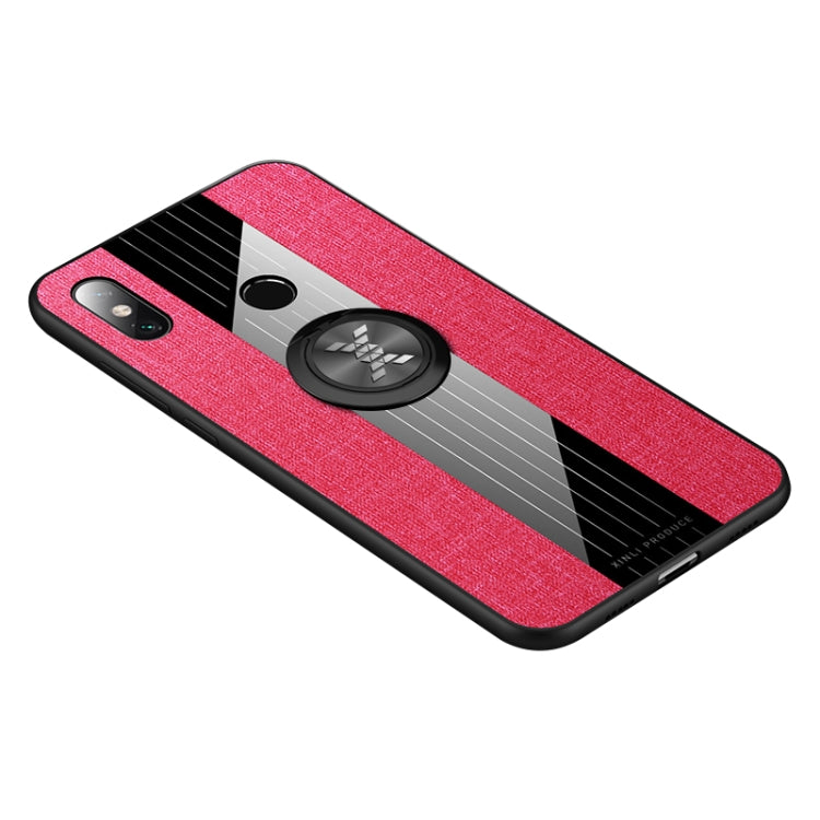 Coque de protection antichoc en TPU avec anneau de maintien, pour Xiaomi Mi 9 SE, Mi CC9, Mi CC9e et Mi 8 Lite, en tissu texturé XINLI