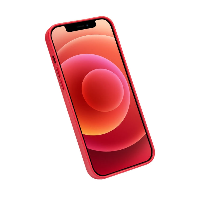 QIALINO Nappa Leather Shockproof Magsafe Case, For iPhone 12 mini, For iPhone 12 Pro Max