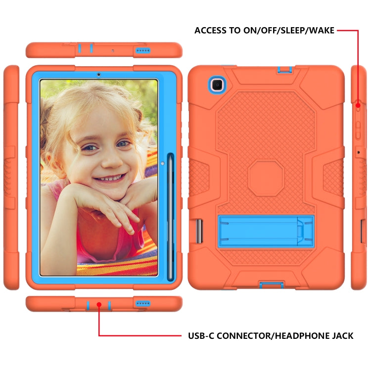 Coque de protection antichoc en silicone et PC avec support, motif robot contrasté, pour Samsung Galaxy Tab S6 Lite P610, iPad 9.7 (2018/2017), iPad Air 2022/2020 10.9 pouces, iPad mini 5/4