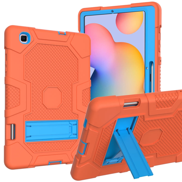 Coque de protection antichoc en silicone et PC avec support, motif robot contrasté, pour Samsung Galaxy Tab S6 Lite P610, iPad 9.7 (2018/2017), iPad Air 2022/2020 10.9 pouces, iPad mini 5/4