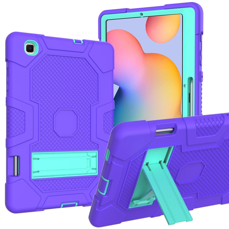 Coque de protection antichoc en silicone et PC avec support, motif robot contrasté, pour Samsung Galaxy Tab S6 Lite P610, iPad 9.7 (2018/2017), iPad Air 2022/2020 10.9 pouces, iPad mini 5/4