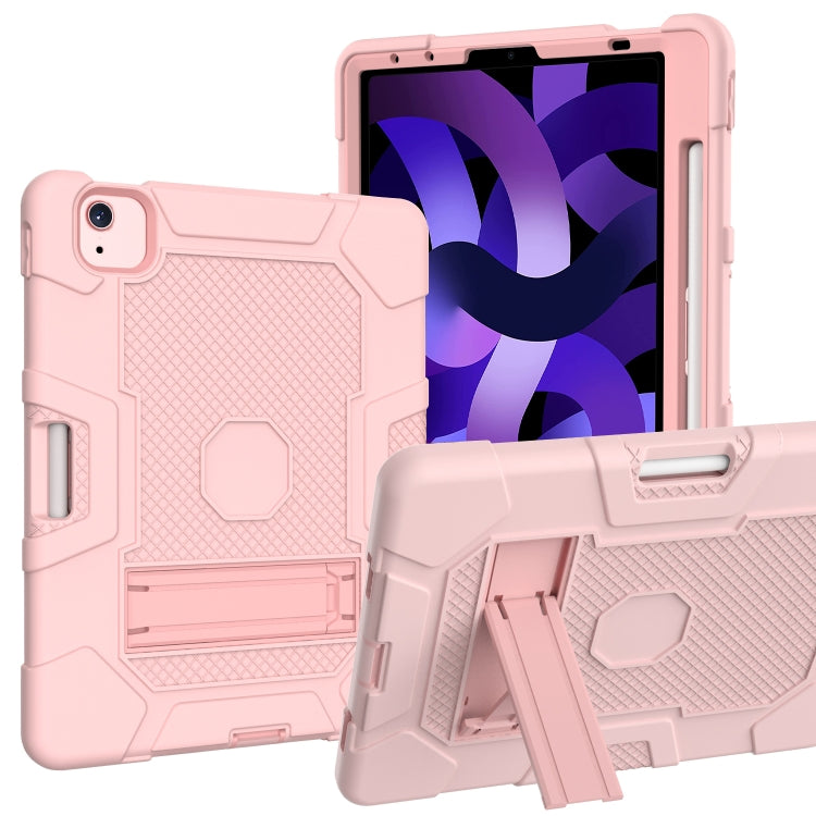 Coque de protection antichoc en silicone et PC avec support, motif robot contrasté, pour Samsung Galaxy Tab S6 Lite P610, iPad 9.7 (2018/2017), iPad Air 2022/2020 10.9 pouces, iPad mini 5/4