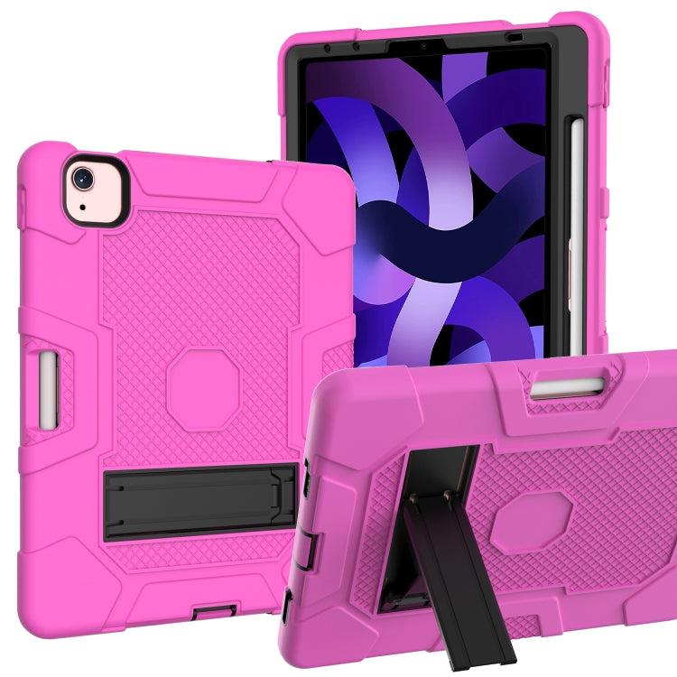 Contrast Color Robot Shockproof Silicone + PC Protective Case with Holder, For Samsung Galaxy Tab S6 Lite P610, For iPad 9.7 (2018 / 2017), For iPad Air 2022 / 2020 10.9 inch