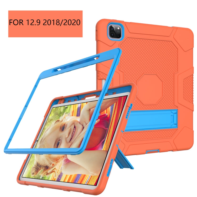 Coque de protection antichoc en silicone et PC avec support pour iPad Pro 12,9 pouces (2020)