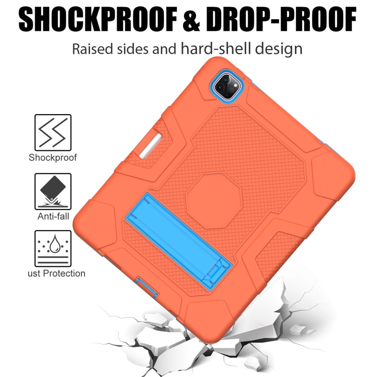 Coque de protection antichoc en silicone et PC avec support pour iPad Pro 12,9 pouces (2020)