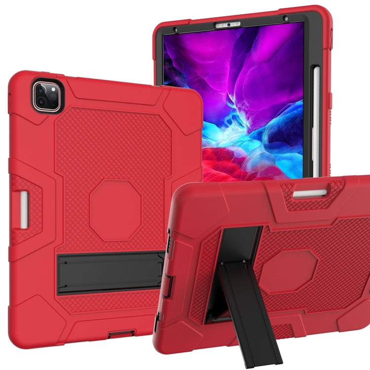 Coque de protection antichoc en silicone et PC avec support pour iPad Pro 12,9 pouces (2020)