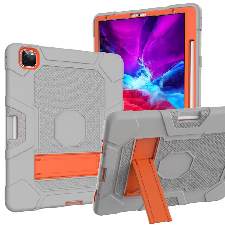Coque de protection antichoc en silicone et PC avec support pour iPad Pro 12,9 pouces (2020)