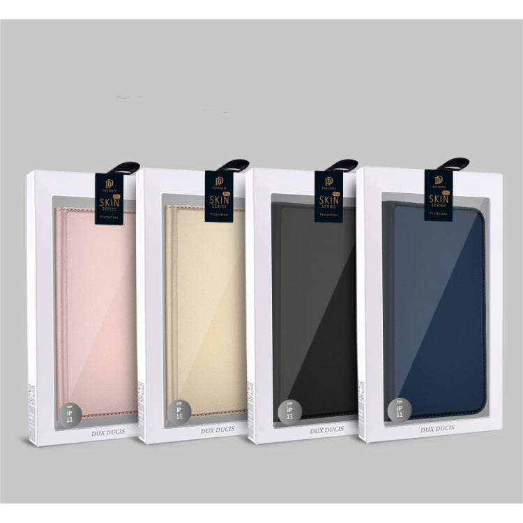 DUX DUCIS Skin Pro Series Shockproof Horizontal Flip Leather Case with Holder & Card Slots, For iPhone 11