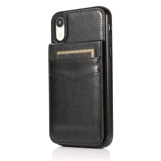 PC TPU protective case for iPhone XR XS Max 11 Pro with storage slots