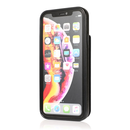 Reinforced corners and edges on slim protective iPhone case with stand
