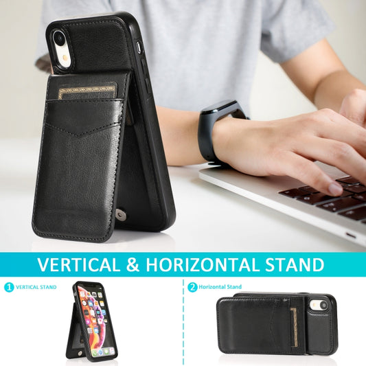 Card slot detail on hybrid iPhone protective case, front and back view