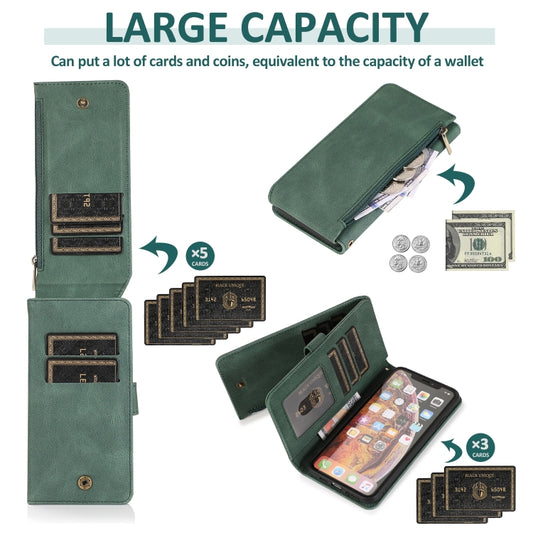Case interior featuring multiple card slots and dedicated ID window detail