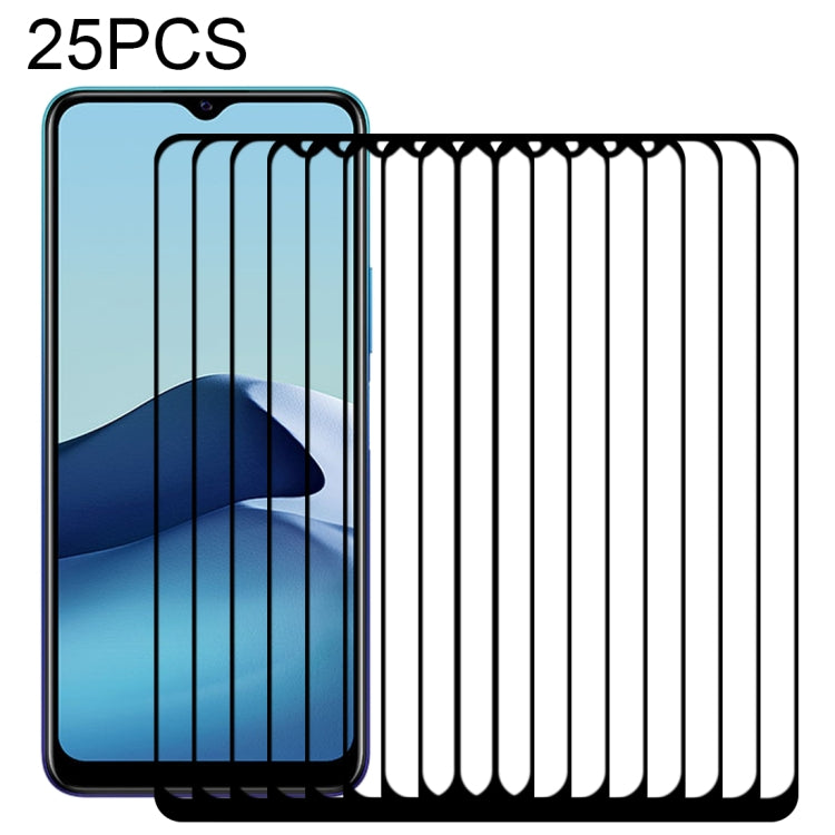 25 PCS Full Glue Full Screen Tempered Glass Film, For OPPO Reno5 K (25 PCS), For Motorola Moto G9 Power (25 PCS), For Samsung Galaxy A02 (25 PCS), For Xiaomi Redmi K40 (25 PCS), For vivo Y20A (25 PCS), For Xiaomi Redmi K40 Pro (25 PCS)                 ...