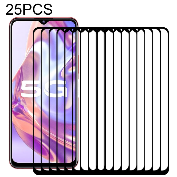 25 PCS Full Glue Full Screen Tempered Glass Film, For OPPO Reno5 K (25 PCS), For Motorola Moto G9 Power (25 PCS), For Samsung Galaxy A02 (25 PCS), For Xiaomi Redmi K40 (25 PCS), For vivo Y20A (25 PCS), For Xiaomi Redmi K40 Pro (25 PCS)                 ...