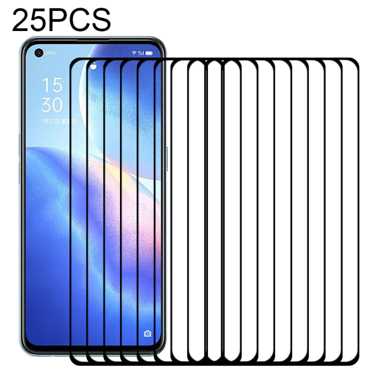 25 PCS Full Glue Full Screen Tempered Glass Film, For OPPO Reno5 K (25 PCS), For Motorola Moto G9 Power (25 PCS), For Samsung Galaxy A02 (25 PCS), For Xiaomi Redmi K40 (25 PCS), For vivo Y20A (25 PCS), For Xiaomi Redmi K40 Pro (25 PCS)                 ...