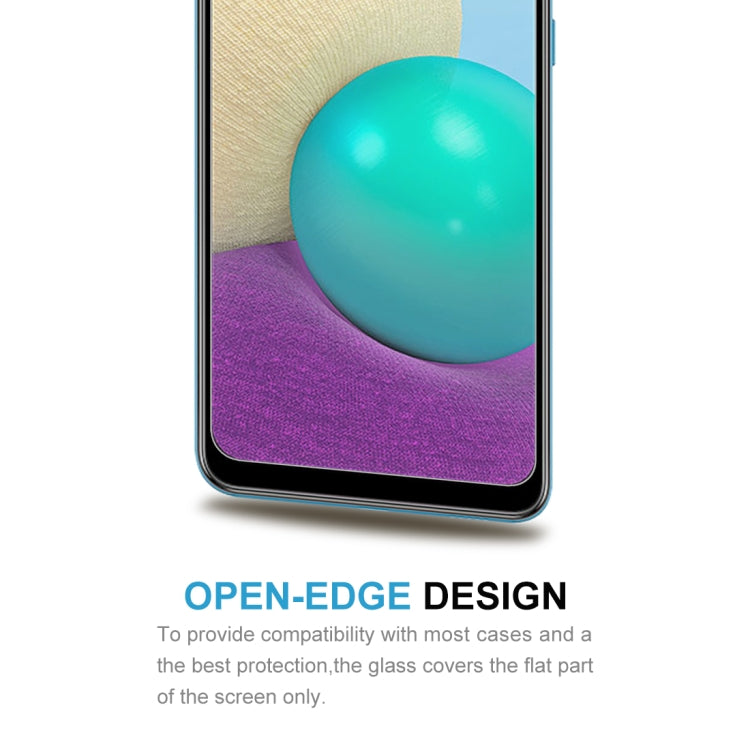 50 PCS 0.26mm 9H Surface Hardness 2.5D Explosion-proof Tempered Glass Non-full Screen Film