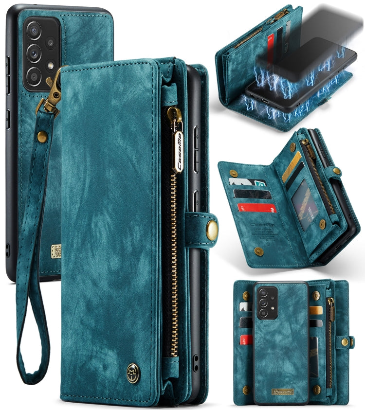 CaseMe Detachable Multifunctional Horizontal Flip Leather Case, with Card Slot & Holder & Zipper Wallet & Photo Frame