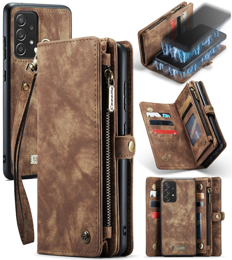 CaseMe Detachable Multifunctional Horizontal Flip Leather Case, with Card Slot & Holder & Zipper Wallet & Photo Frame