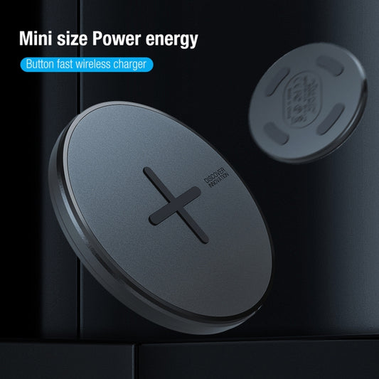 NILLKIN MC026 wireless charger detail showing button interface and LED indicator lights