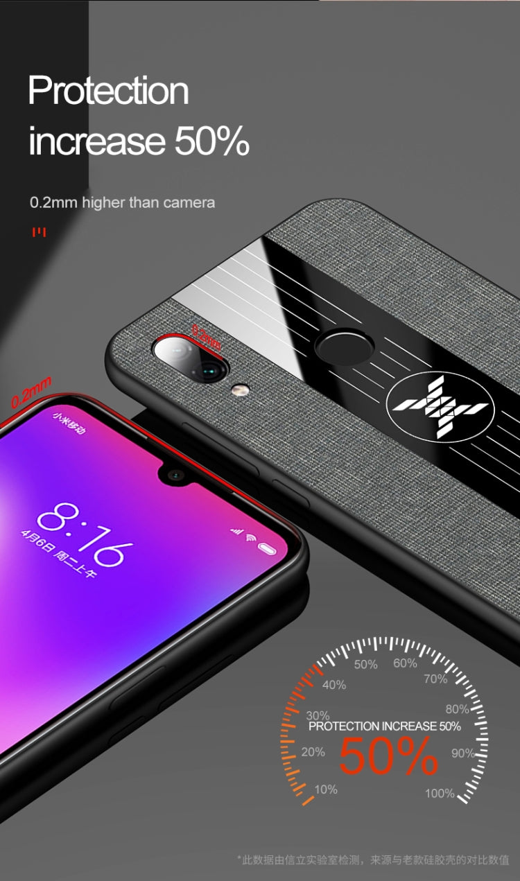 XINLI Stitching Cloth Textue Shockproof TPU Protective Case, For Xiaomi Redmi 7, For Xiaomi Mi 9T / Redmi K20, For Xiaomi Redmi Note 7, For Xiaomi Redmi Note 5, For Xiaomi Redmi 5 Plus