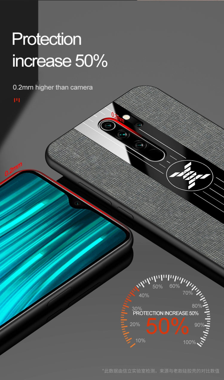 XINLI Stitching Cloth Textue Shockproof TPU Protective Case, For Xiaomi Redmi Note 8, For Xiaomi Mi 8, For Xiaomi Mi 9, For Xiaomi Mi 6X / A2, For Xiaomi Mi 9 SE