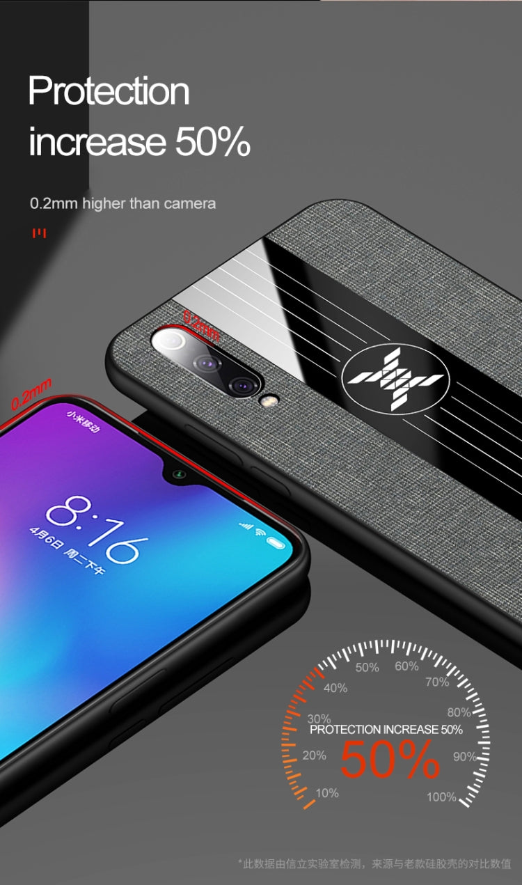 Coque de protection antichoc en TPU avec coutures XINLI pour Xiaomi Mi CC9e, Xiaomi Mi 8 Lite, Xiaomi Mi Max 2 et Xiaomi Mi Max 3