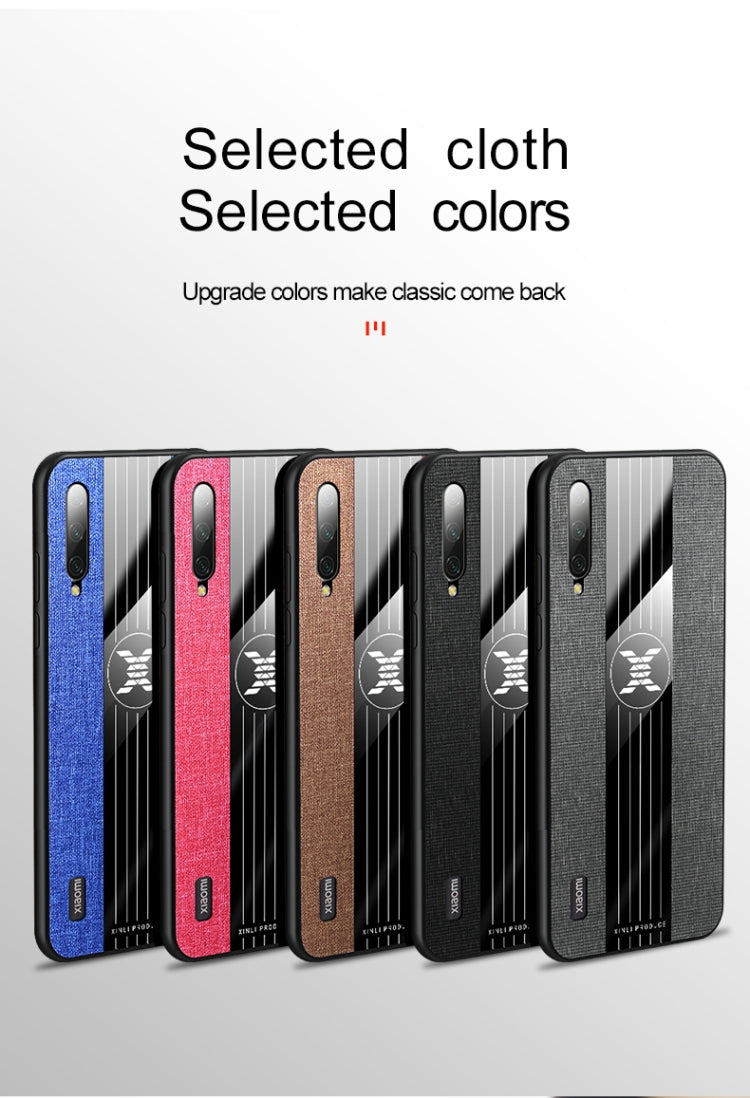 XINLI Stitching Cloth Textue Shockproof TPU Protective Case, For Xiaomi Mi CC9, For Xiaomi Mi CC9e, For Xiaomi Mi 8 Lite, For Xiaomi Mi Max 2, For Xiaomi Mi Max 3