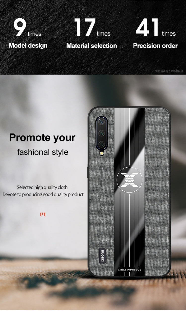 XINLI Stitching Cloth Textue Shockproof TPU Protective Case, For Xiaomi Mi CC9, For Xiaomi Mi CC9e, For Xiaomi Mi 8 Lite, For Xiaomi Mi Max 2, For Xiaomi Mi Max 3