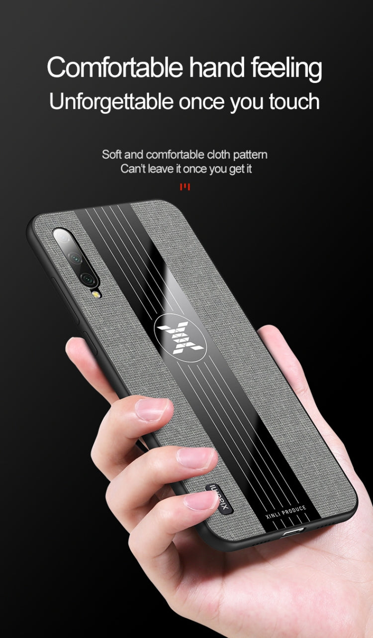 XINLI Stitching Cloth Textue Shockproof TPU Protective Case, For Xiaomi Mi CC9, For Xiaomi Mi CC9e, For Xiaomi Mi 8 Lite, For Xiaomi Mi Max 2, For Xiaomi Mi Max 3