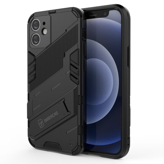 Punk Armor 2-in-1 shockproof case for iPhone 12 mini with invisible holder protection