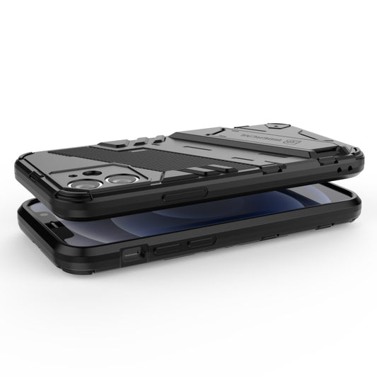 Built-in invisible holder stand for iPhone 12 mini Punk Armor case