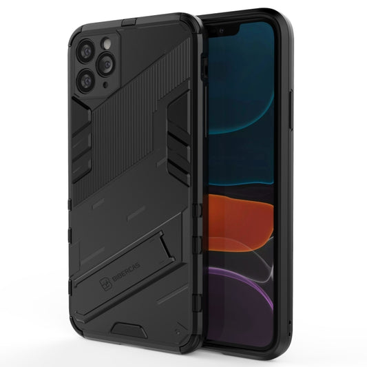 Punk Armor 2-in-1 shockproof iPhone case with invisible holder, military-grade protection
