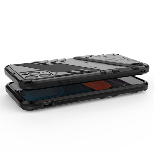 Heavy-duty armor phone case showcasing clear protective design and impact absorption