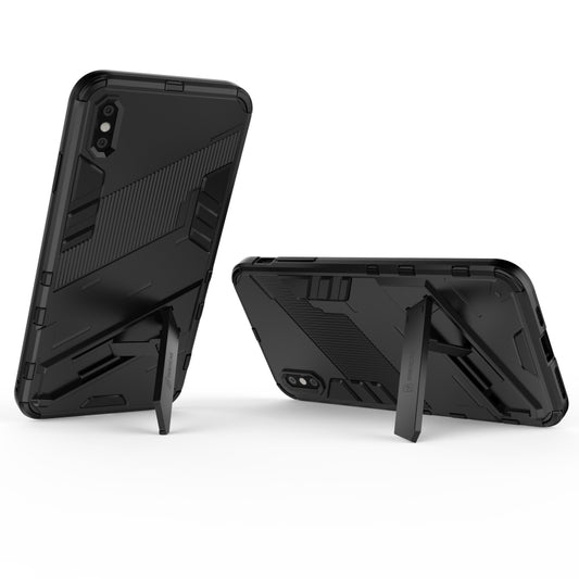 Transparent back design showcasing iPhone while protecting with military-grade armor