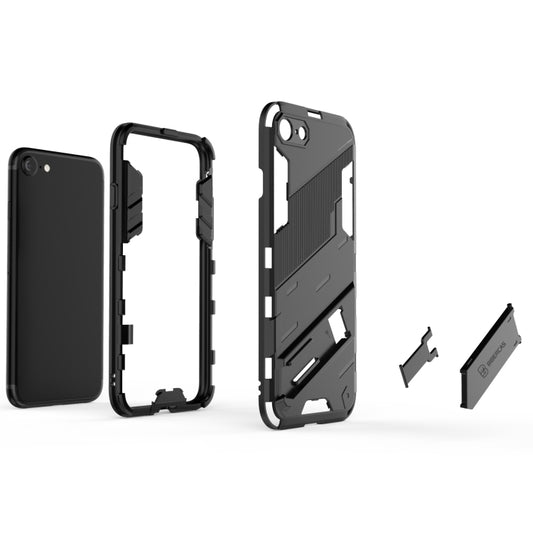 Built-in invisible kickstand holder iPhone 7 Plus 8 Plus case detail