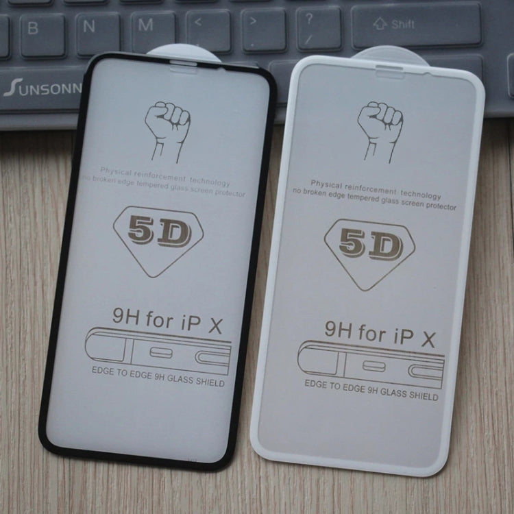 9H 5D Full Glue Full Screen Tempered Glass Film, For iPhone 12 / 12 Pro (White) (1 PC), For iPhone 12 / 12 Pro (Black) (1 PC), For iPhone 12 Pro Max (Black) (1 PC)