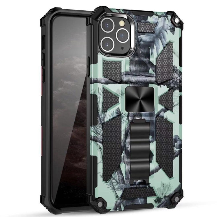 Camouflage Armor Shockproof TPU + PC Magnetic Protective Case with Holder, For iPhone 11 Pro, For iPhone 11 Pro Max, For iPhone 11