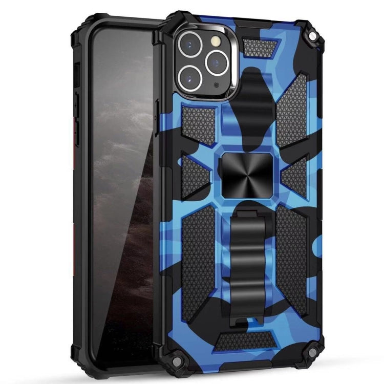 Camouflage Armor Shockproof TPU + PC Magnetic Protective Case with Holder, For iPhone 11 Pro, For iPhone 11 Pro Max, For iPhone 11