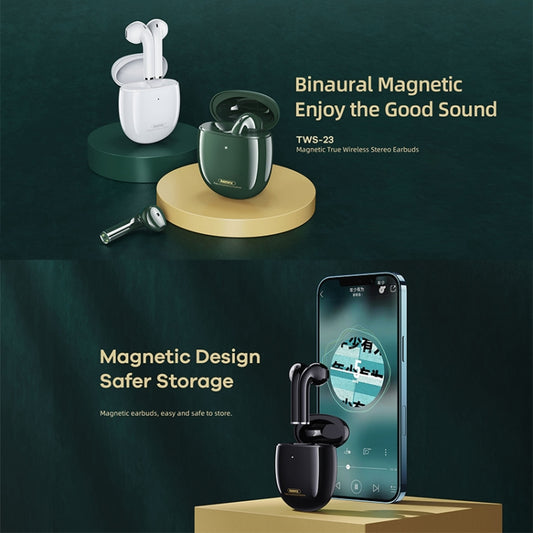 TWS-23 earbuds in-ear fit with secure fit technology for active use and sports