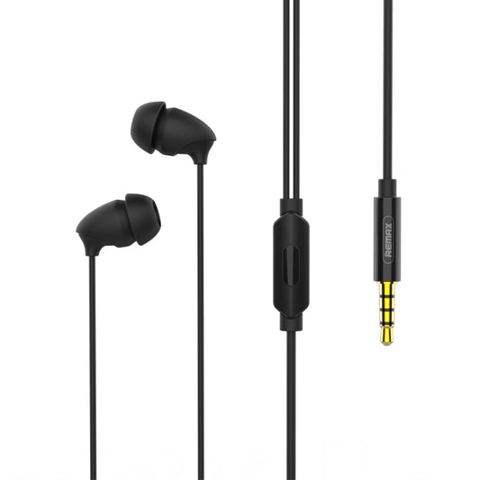REMAX RM-588 in-ear stereo sleep earphones with inline microphone and remote control